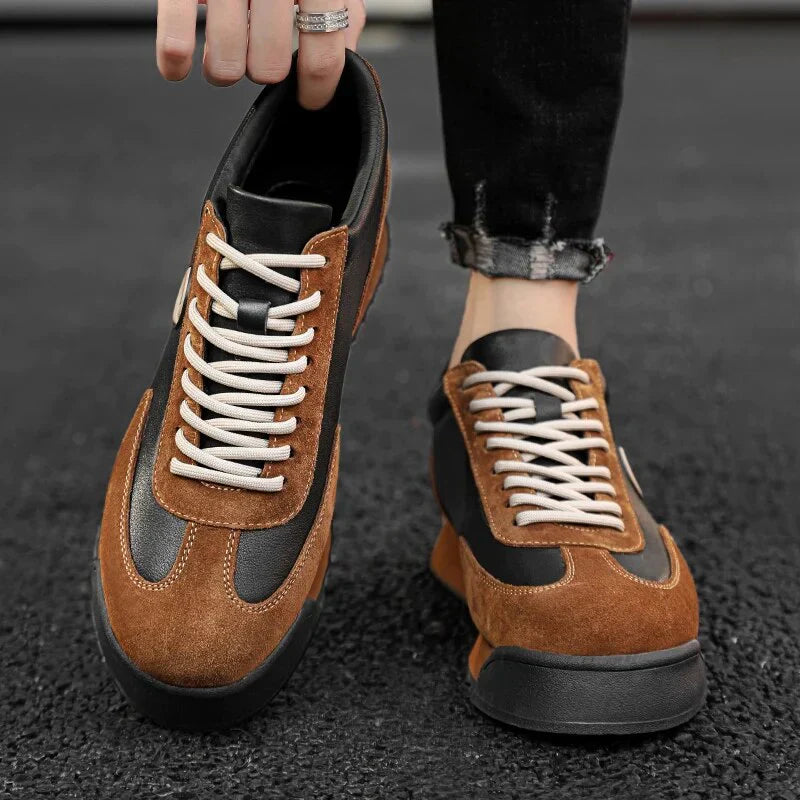 Giovanni Nero Leather Shoes