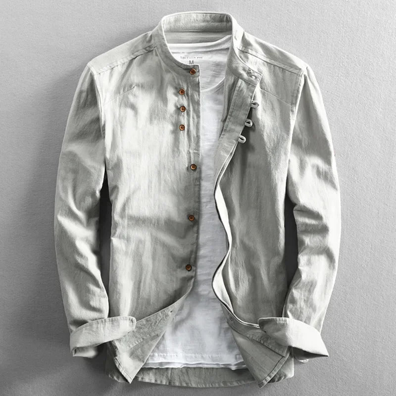 Asuka Japanese Linen Shirt