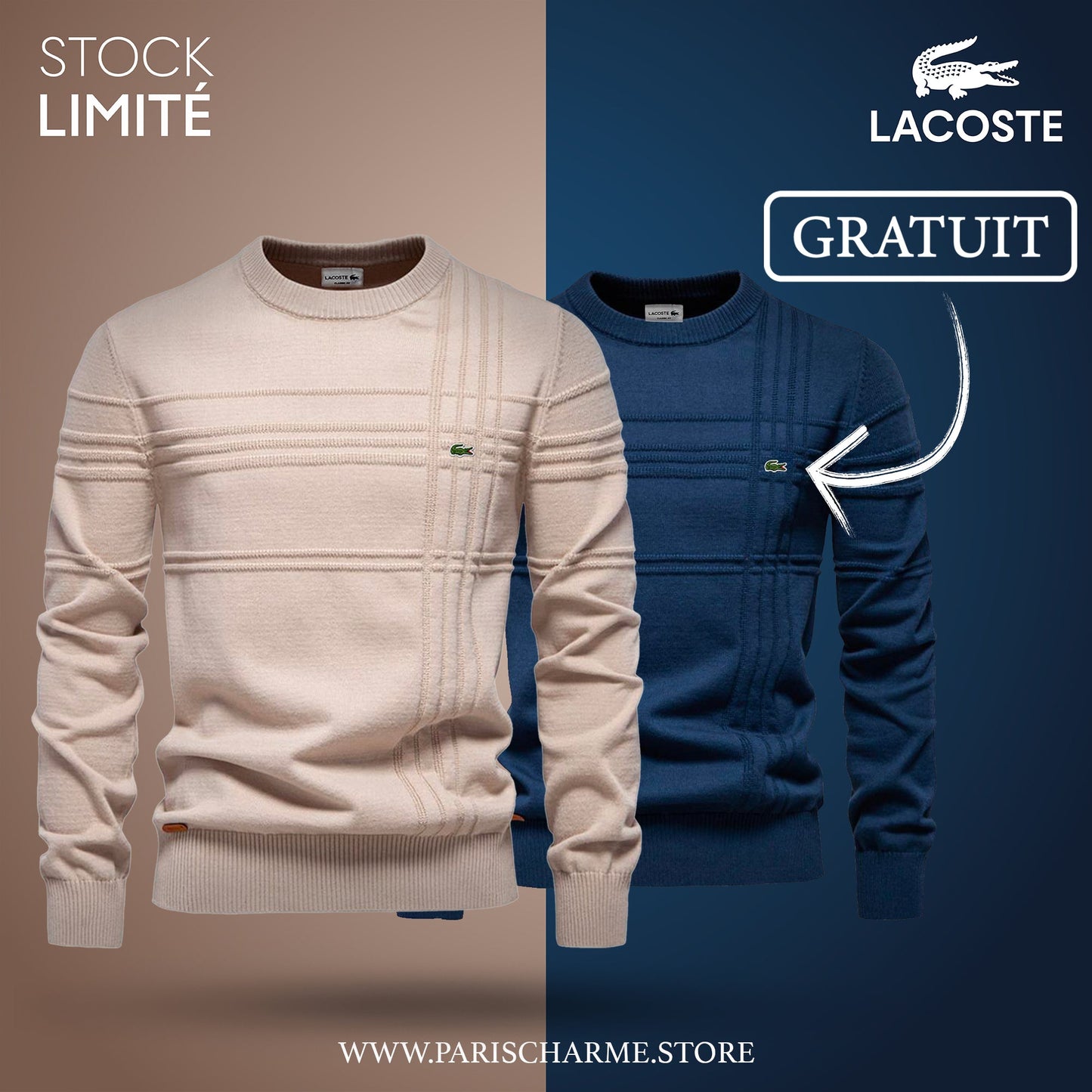 LC™ 1+1 Textured Men's Sweater (CLEARANCE)