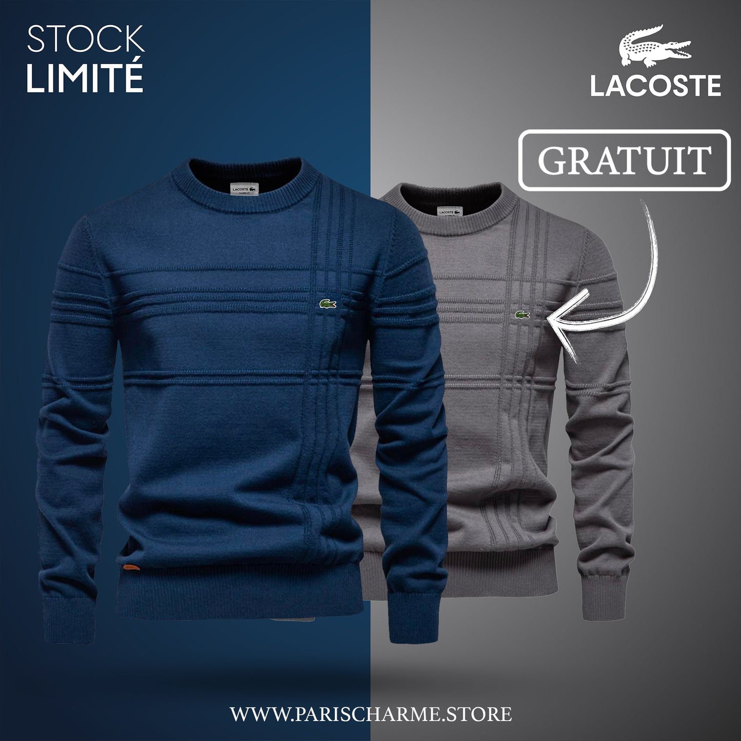 LC™ 1+1 Textured Men's Sweater (CLEARANCE)