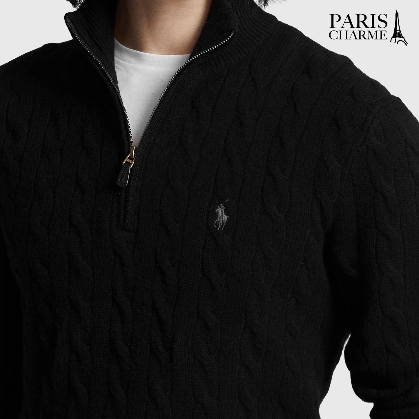 RL Cashmere Cable Sweater (CLEARANCE)