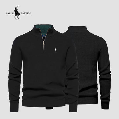 R&L Zip Neck Sweater (CLEARANCE)