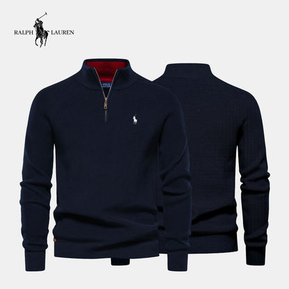 R&L Zip Neck Sweater (CLEARANCE)