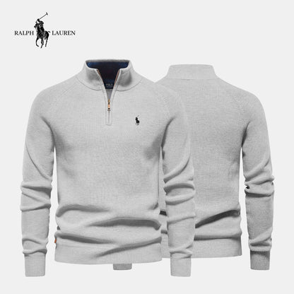 R&L Zip Neck Sweater (CLEARANCE)