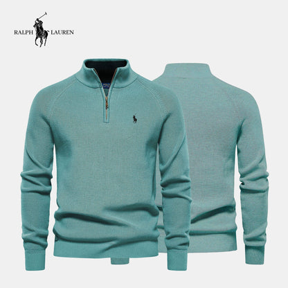 R&L Zip Neck Sweater (CLEARANCE)